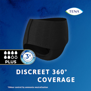 TENA Lady Pants gaćice pružaju diskretnu pokrivenost u rasponu od 360 stupnjeva