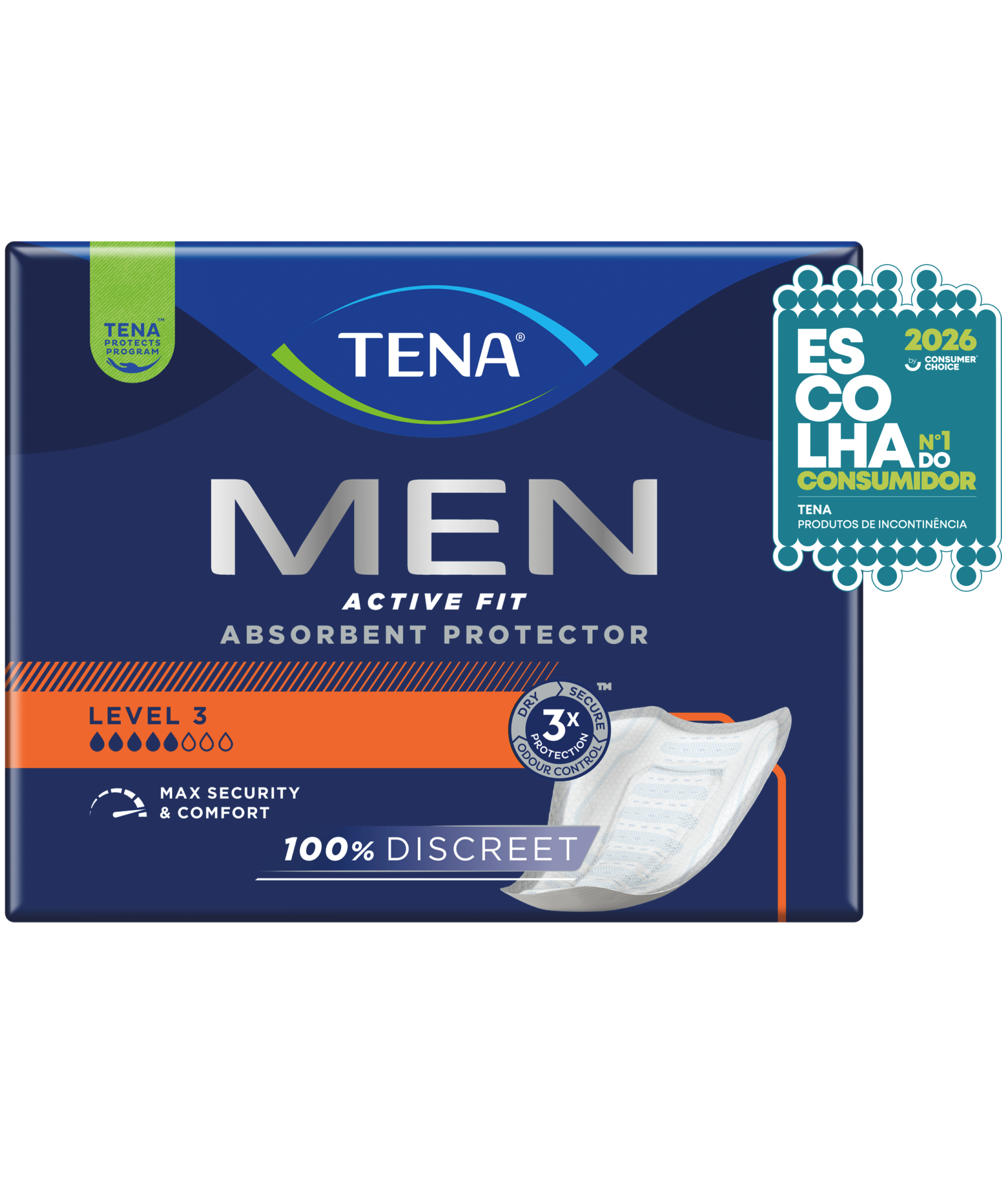 TENA Men Active Fit Protetor Absorvente Nível 3