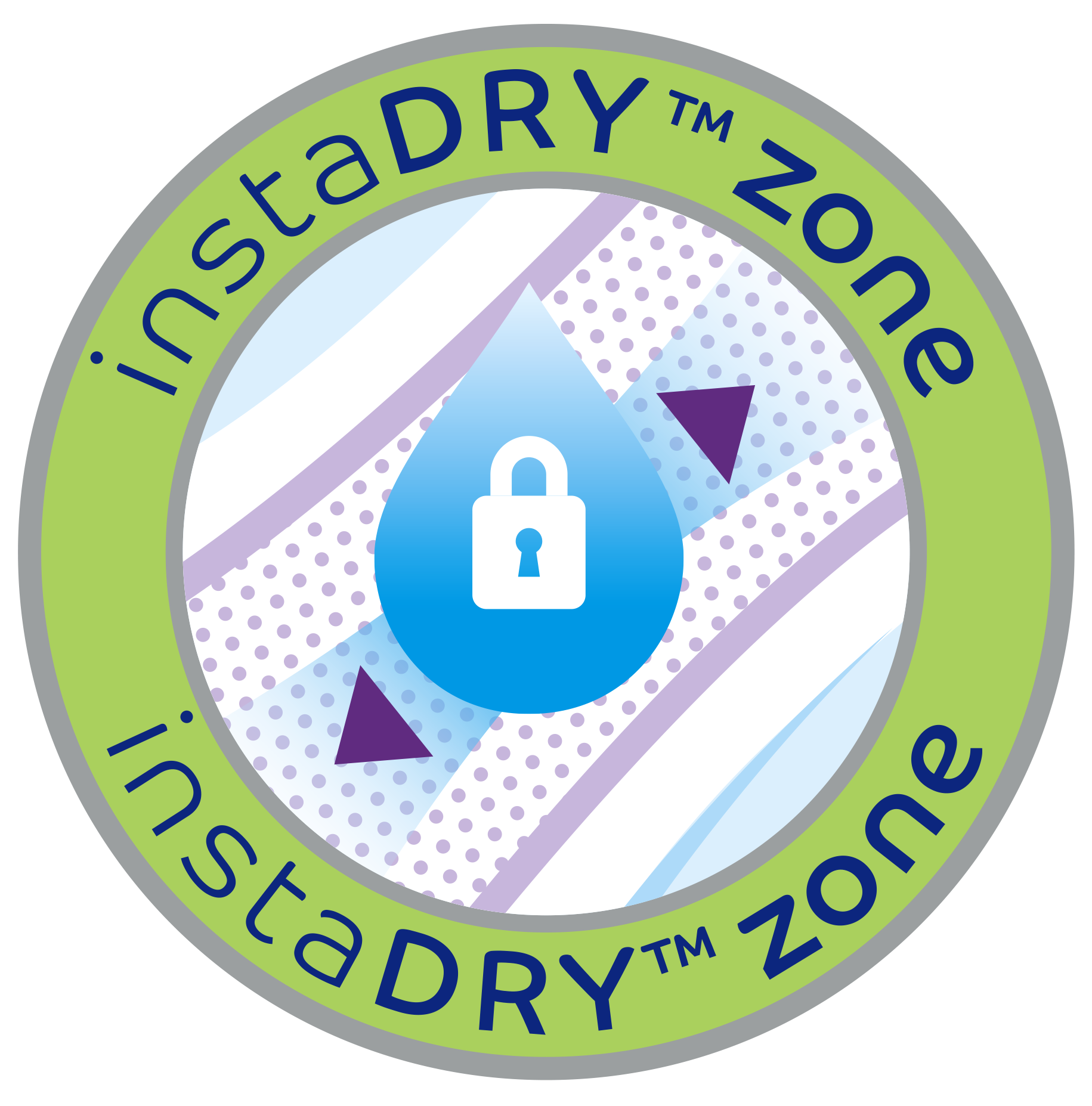 TENA Discreet with instaDRY™ zone for leakage protection