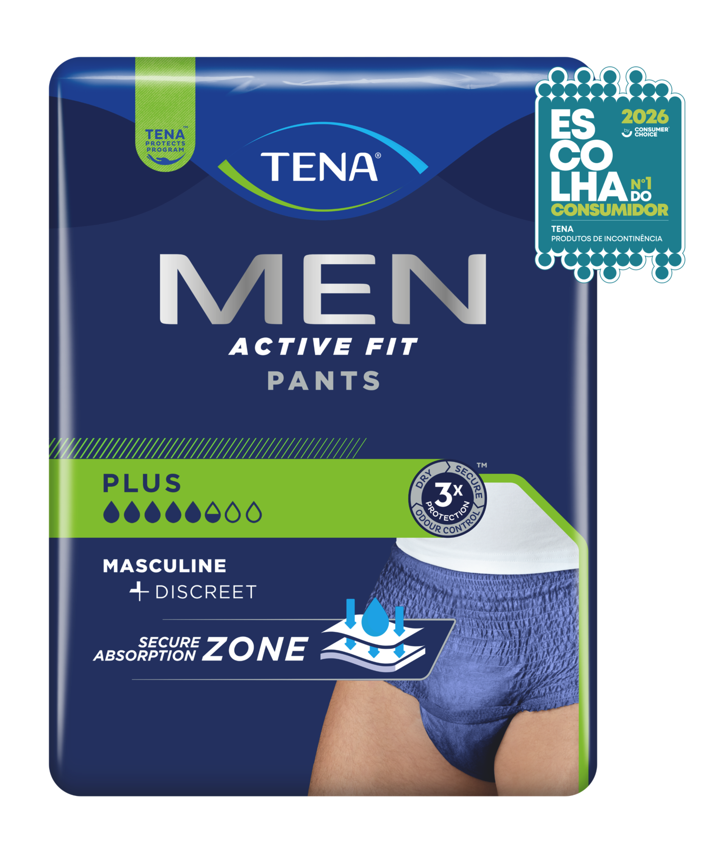 TENA Men Active Fit Pants Plus