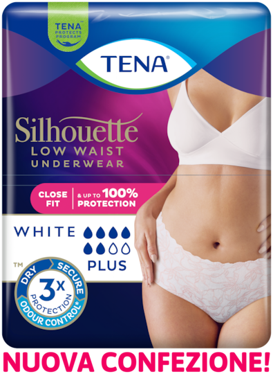 TENA Silhouette Plus Low Waist White