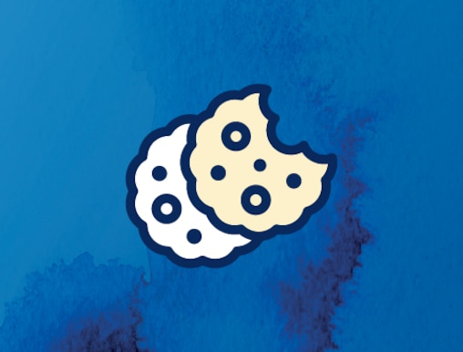Graphic icon of cookies