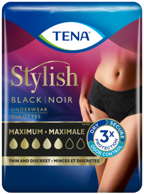 TENA Stylish Black | Incontinence Underwear