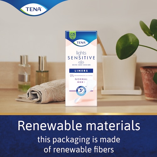 This packaging is made of renewable fibers