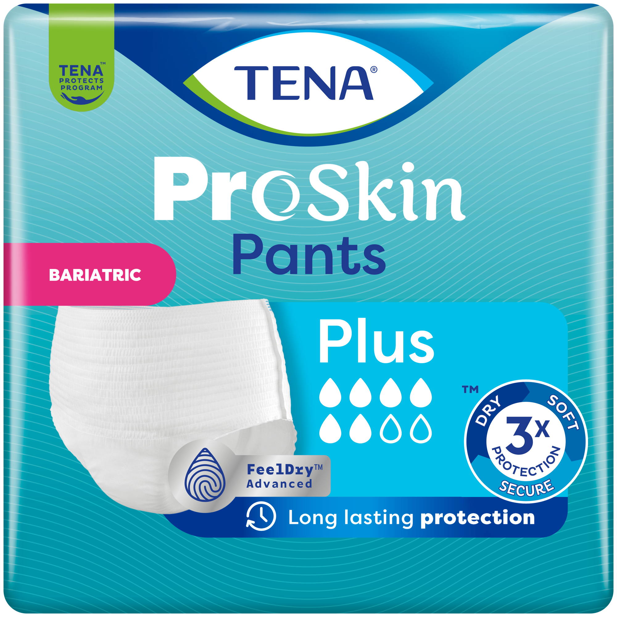 TENA ProSkin Pants Bariatric Plus | Imavad aluspüksid