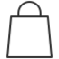 Shopping bag icon 