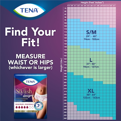 TENA Incontinence Pads Overnight Absorbency Extra Coverage Intimates - 135  Count