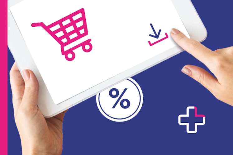 Imagen de Essity Shop, página para que la farmacia haga pedidos.