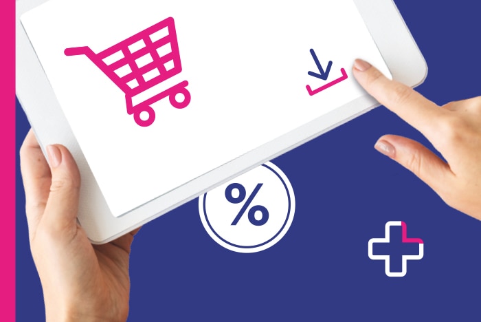 Imagen de Essity Shop, página para que la farmacia haga pedidos.