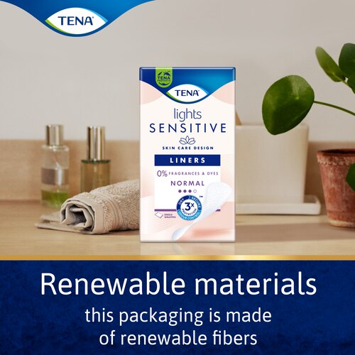Denne emballage er lavet af bæredygtige fibre