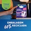 Embalagem 60% reciclada