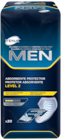 Protetor Absorvente TENA MEN Level 2 – proteção masculina para perdas de urina e incontinência médias a moderadas