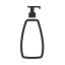 Symbol für die Flasche eines Hautpflegeprodukts