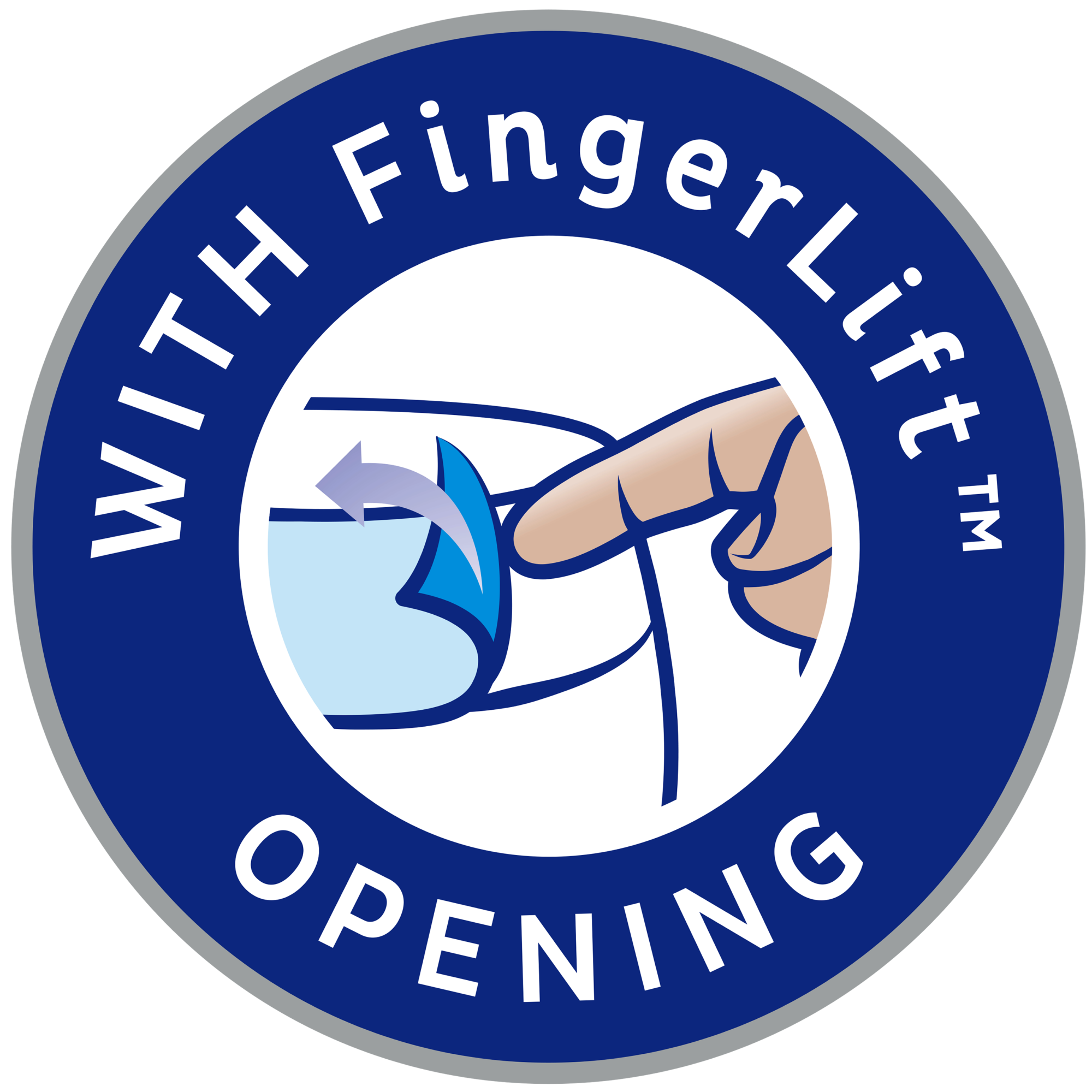 Met FingerLift-opening