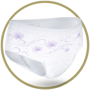 Ta izdelek za inkontinenco je delo oblikovalca ženskega spodnjega perila