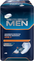 Protetor absorvente TENA Men Level 3 - Proteção adicional contra perdas de urina mais intensas e incontinência masculina, quer para o dia, quer para a noite