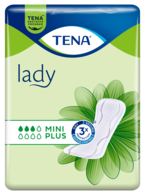 TENA Lady Mini Plus | Angenehm weiche und sichere Einlage bei Blasenschwäche für Frauen