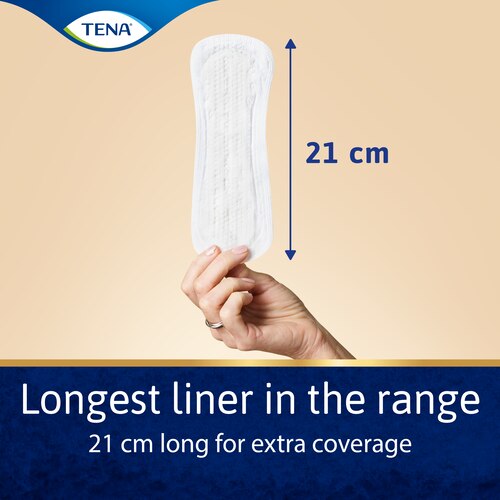 Le protège-slip le plus long de la gamme – 21 cm de long pour une protection renforcée