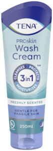 TENA Wash Cream Pesuvoide | Kätevä koko vartalon puhdistamiseen ilman vettä ja saippuaa