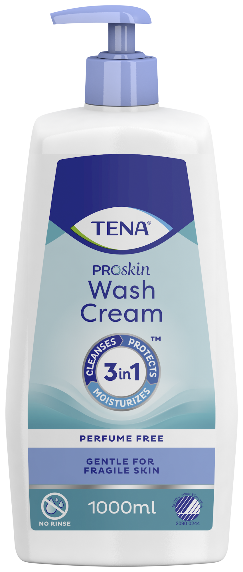TENA ProSkin Wash Cream — bez smaržvielām 