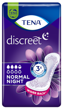 TENA Discreet Normal Night | Penso para incontinência de utilização noturna