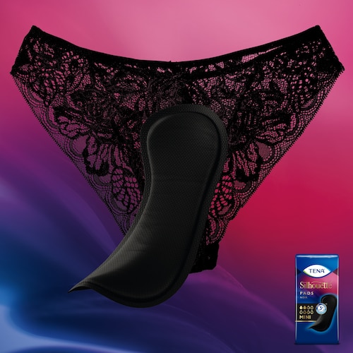 TENA Silhouette pads - Invisible in your underwear.  