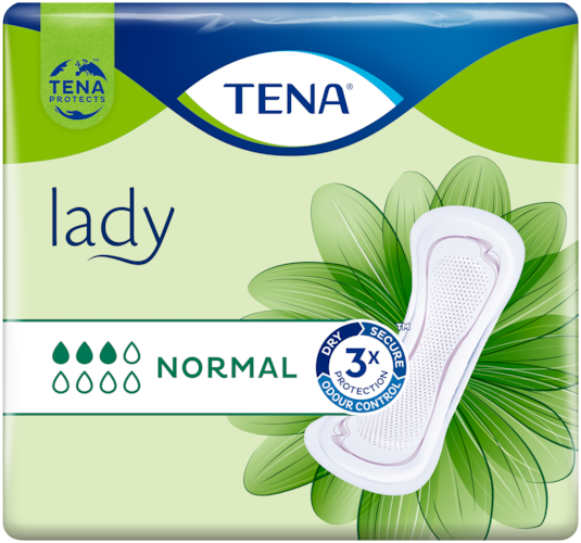 TENA Lady Normal | Myke og sikre bind for urinlekkasje, for kvinner