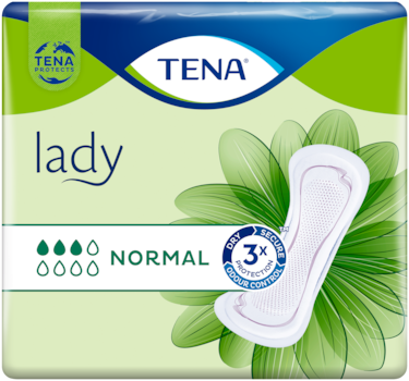 TENA Lady Normal | Bløde og sikre inkontinensbind til kvinder