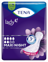 TENA Lady Maxi Night | Night time incontinence pad for women