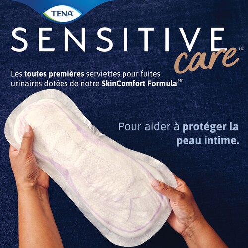 TENA Sensitive Care Extra CoverageMC de nuit Serviettes d’incontinence