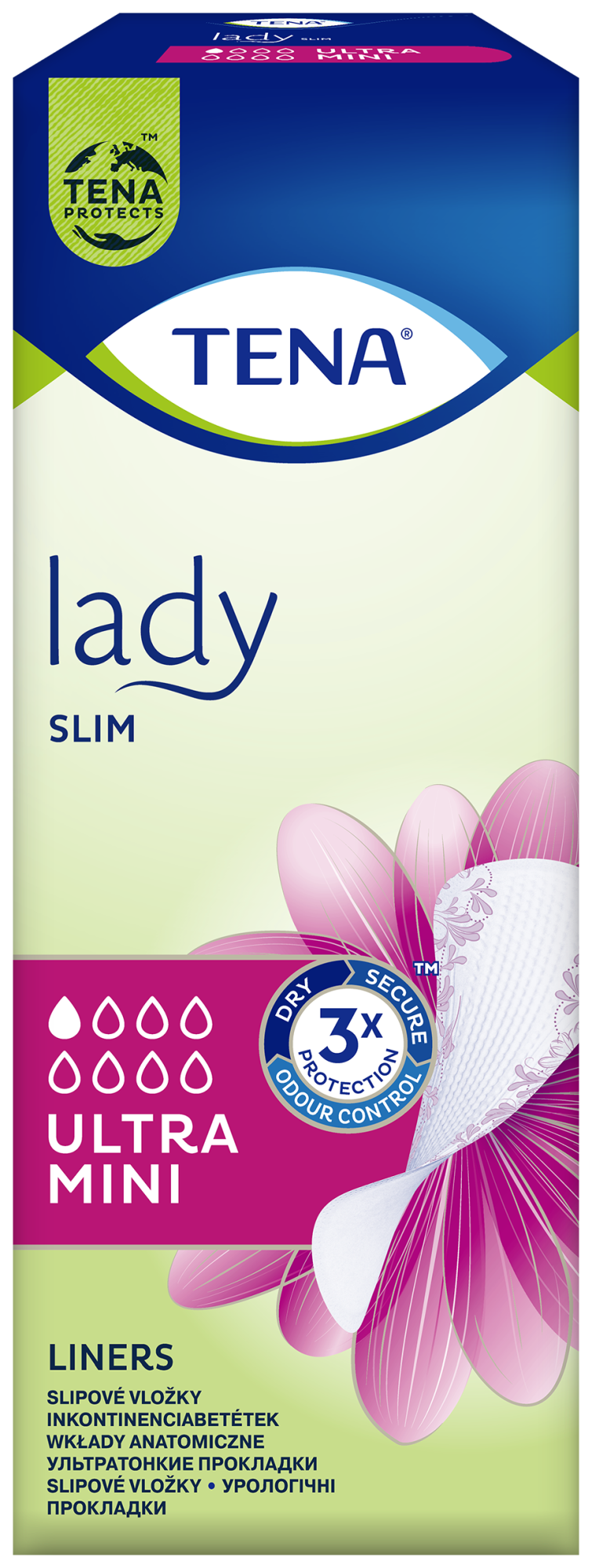 TENA Lady Ultra Mini | Absorbant zilnic pentru incontinență 