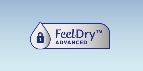 Symbol för TENA FeelDry Advanced 