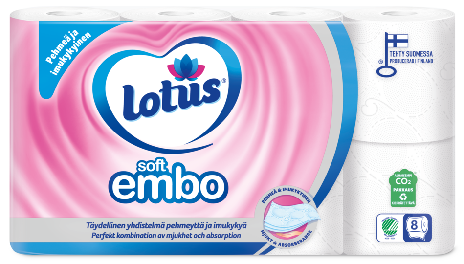 Lotus Soft Embo toalettpapper