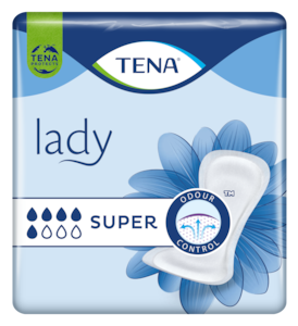 TENA Lady Super | Compresas suaves y seguras para la incontinencia femenina