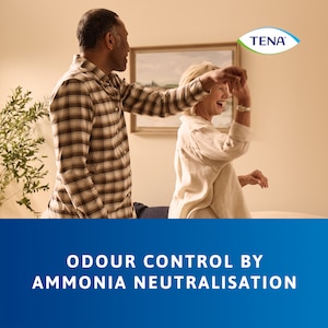 TENA Pants protect+ con controllo degli odori grazie alla neutralizzazione dell'ammoniaca - TENA