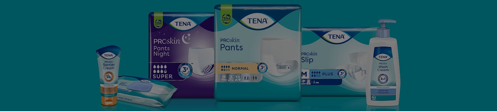 La gamma di prodotti TENA ProSkin  