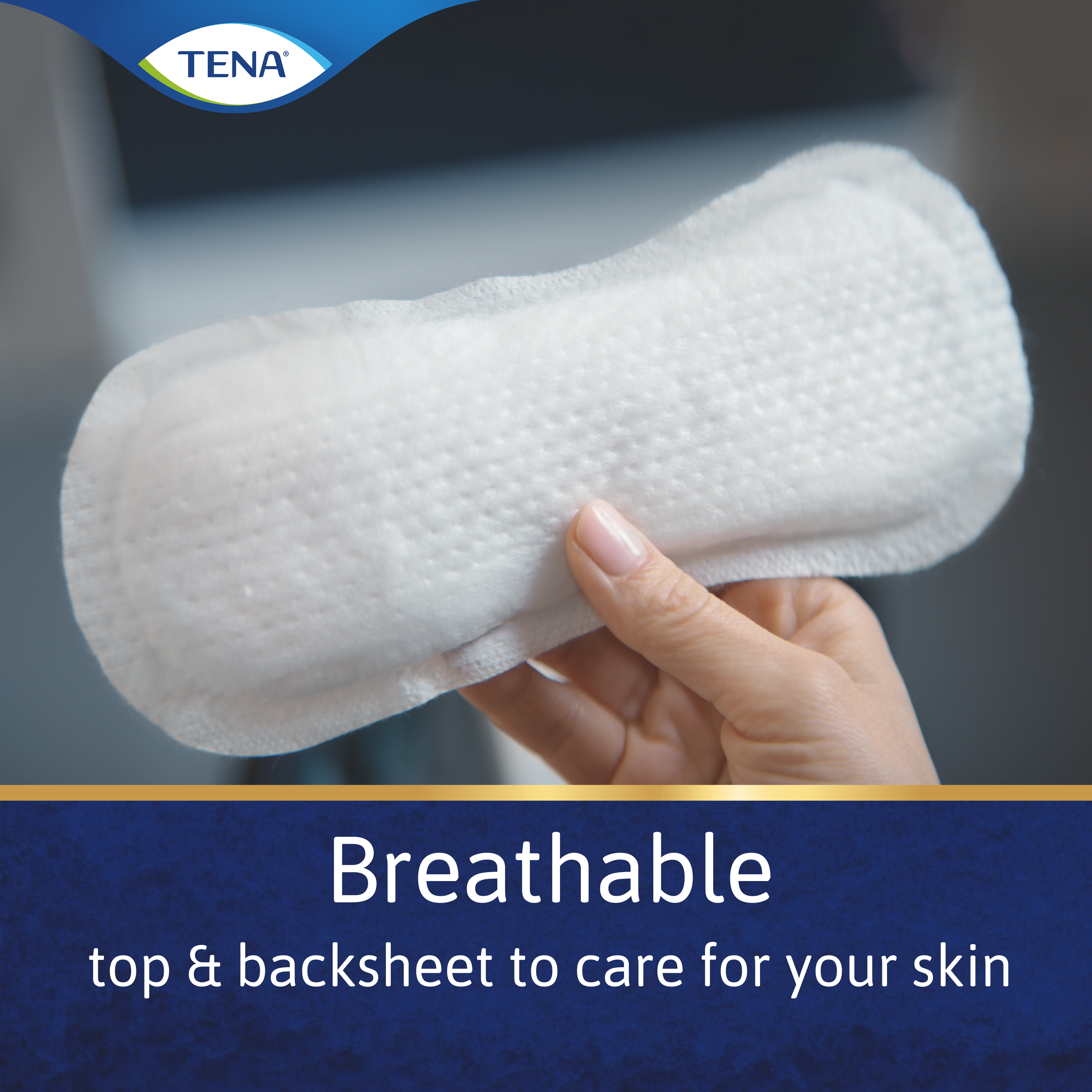 breathable top & backsheet to care for your skin