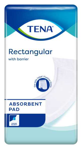 TENA Rectangular | Protezione assorbente per incontinenza con barriere