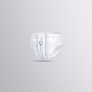 The Change Indicator is attached to the outside of the TENA incontinence product