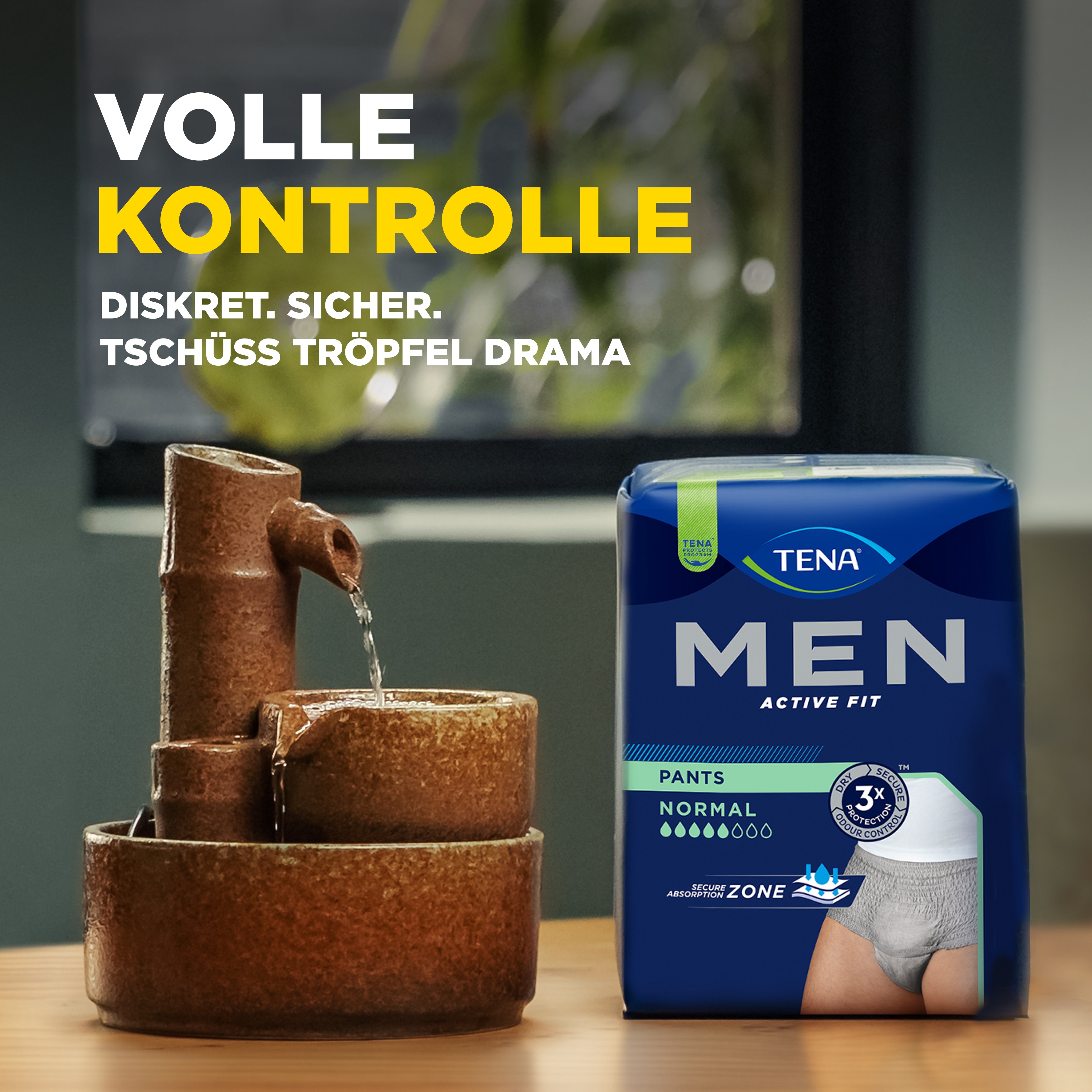 TENA Men Active Fit Pants Normal | Inkontinenzunterwäsche