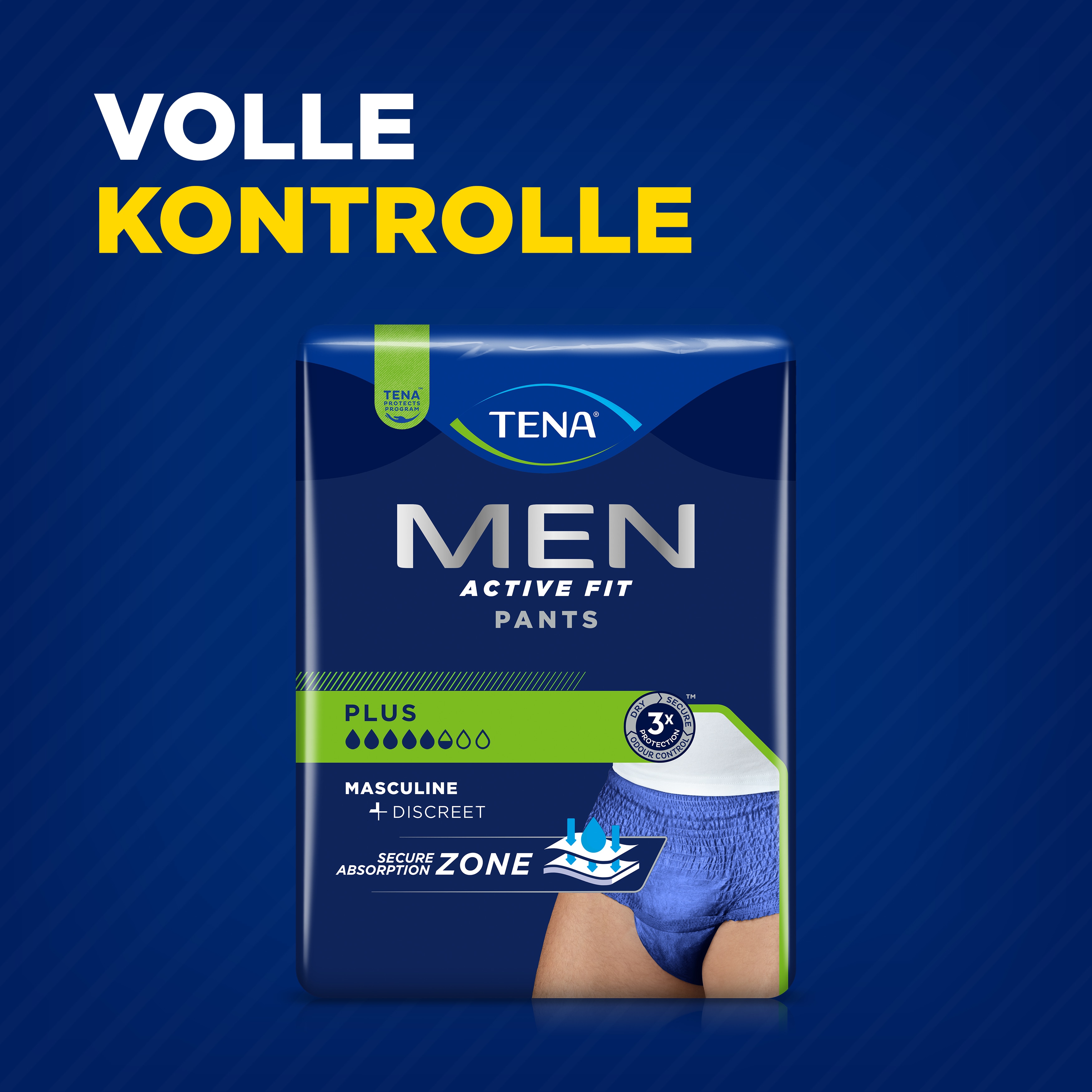 TENA Men Active Fit Pants Plus | Inkontinenzunterwäsche