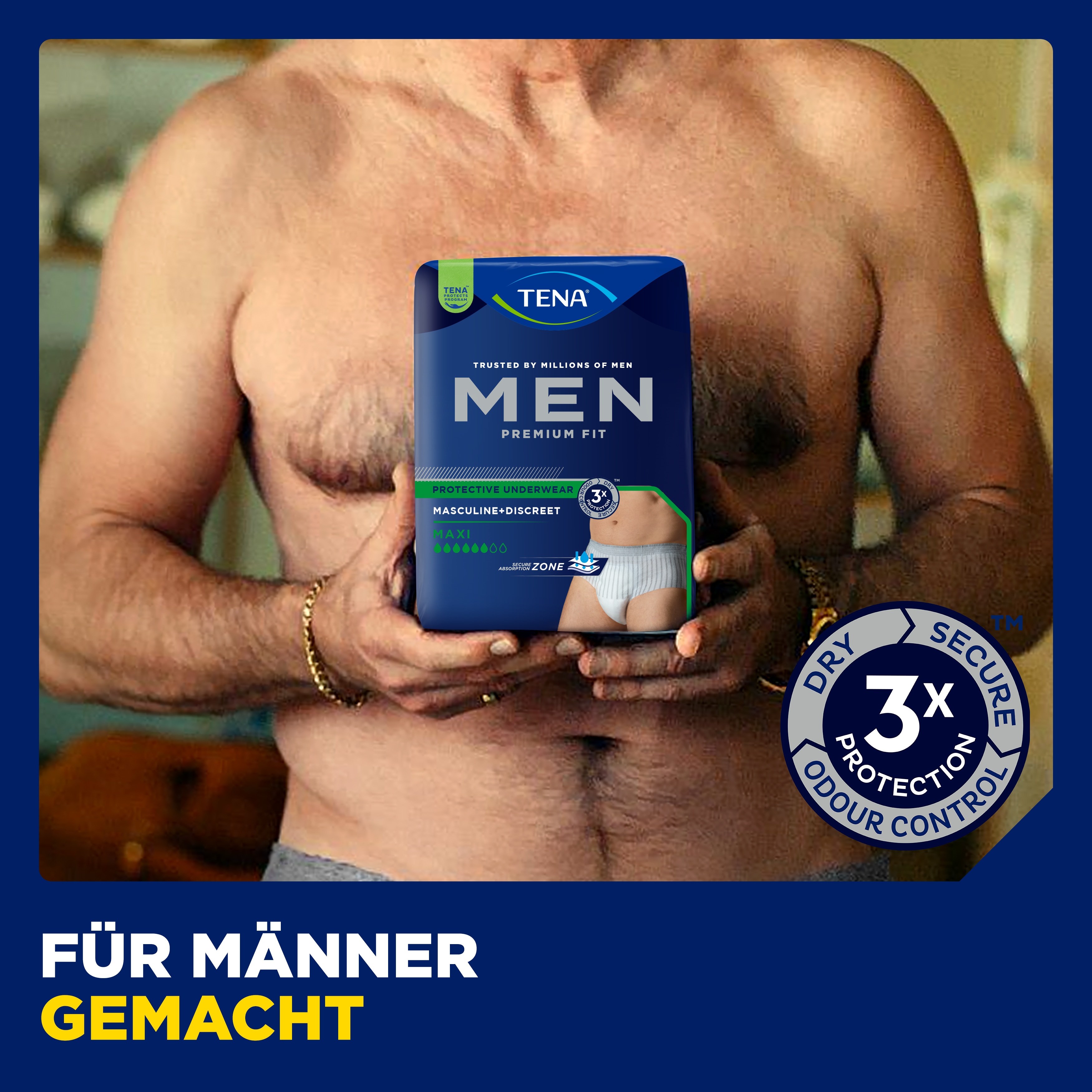TENA Men Premium Fit Protective Underwear Maxi | Inkontinenzunterwäsche