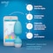 Insert Emy by TENA Kegel trainer, connect with the Emy app, train and track your Kegel exersices
