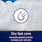 Dry fast core - de verbanden absorberen snel om uw huid droog te houden