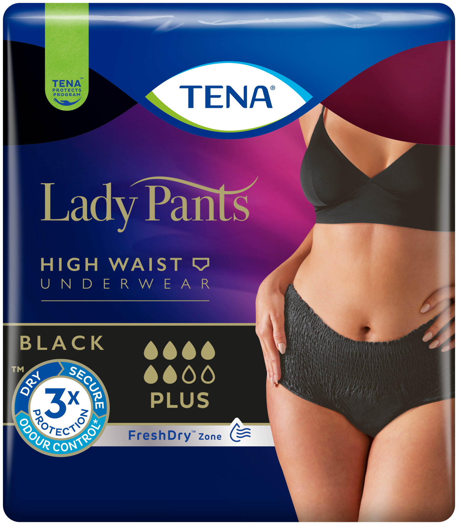 Opakowanie TENA Lady Pants Black
