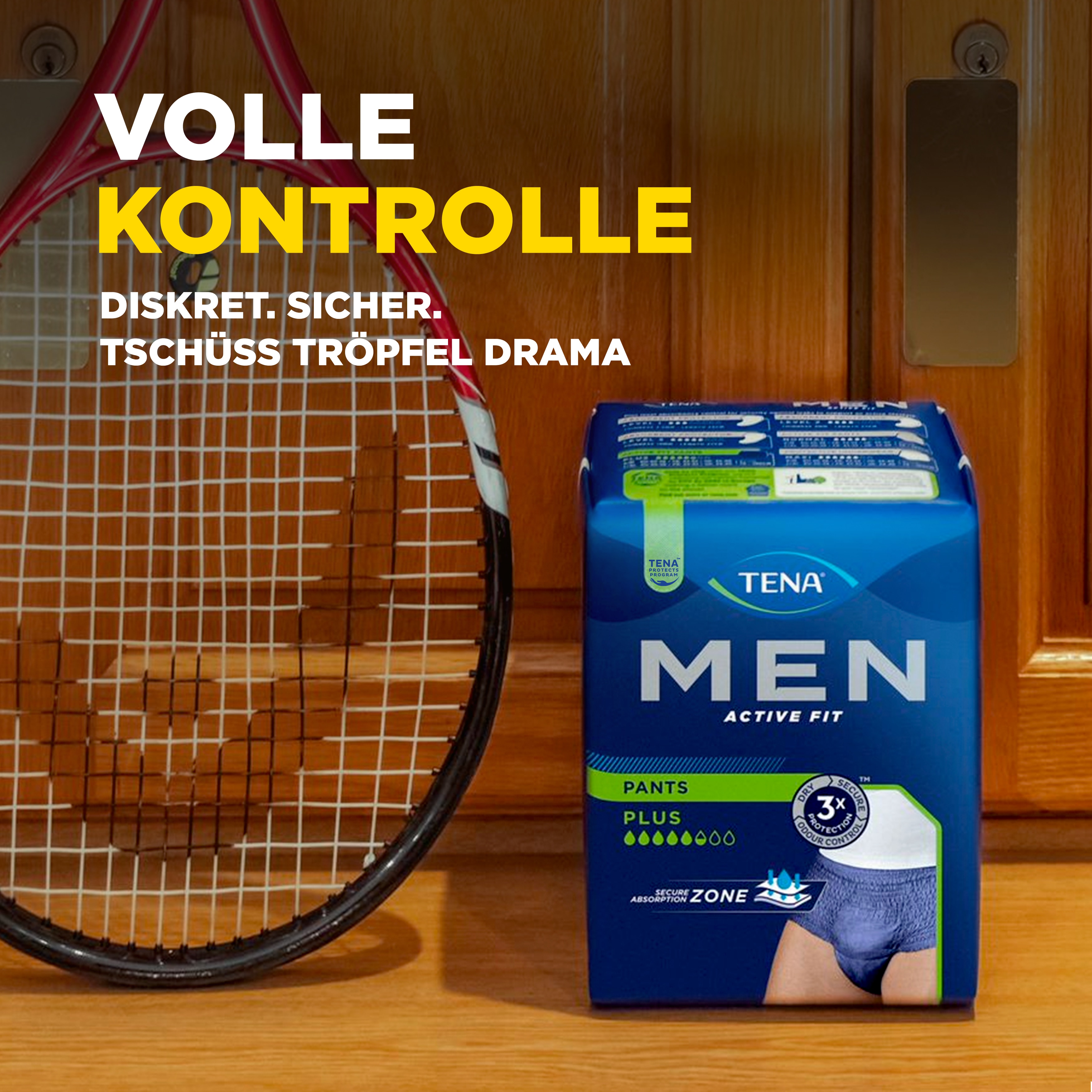 TENA Men Active Fit Pants Plus | Inkontinenzunterwäsche