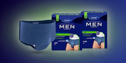 TENA Men Active Fit Pants ένα προϊόν σχεδιασμένο ειδικά για άνδρες