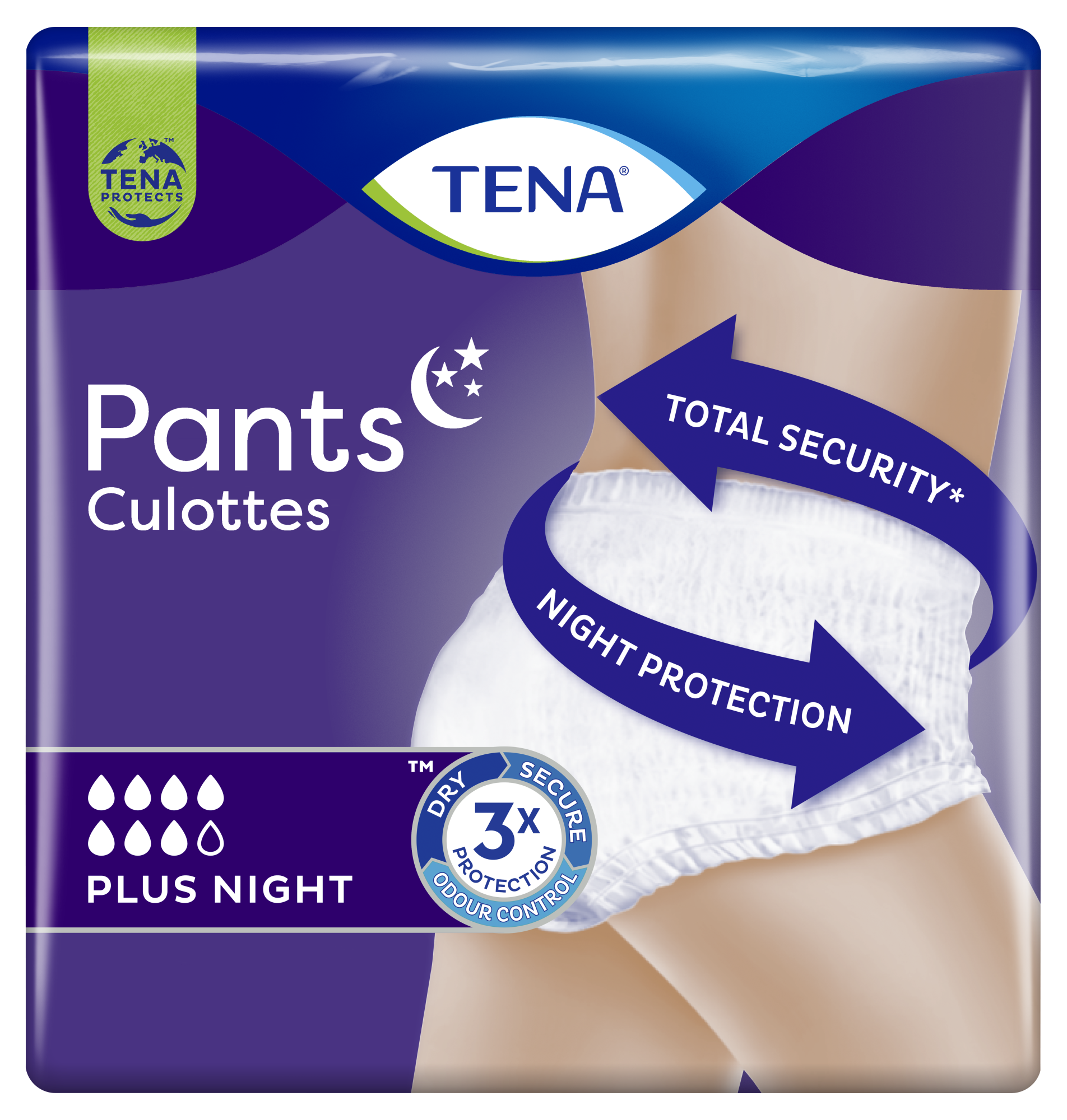 TENA Pants Plus Night M&L | Урологические трусы-подгузники НОЧНЫЕ