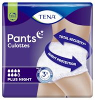 TENA Pants Plus Night | Sous-vêtement absorbant doux et sûr pour la nuit