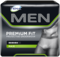 Suojaavien TENA Men Premium Fit -alushousujen pakkaus